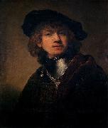 Rembrandt Peale Self portrait as a Young Man oil